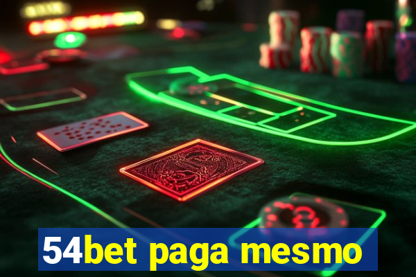 54bet paga mesmo